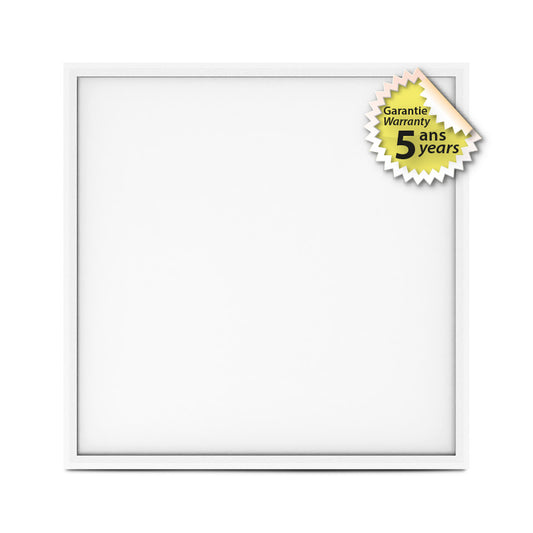 ANDROMEDE - Plafonnier LED Blanc Backlit 595 x 595 mm 20W 4000K 180 lm/W - Garantie 5 ans