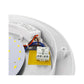 CASA ASYM - LED Hublot Ø300 18W 1800LM 4000K IP65 Asymétrique Blanc